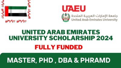 Fully Funded 2024 UAEU Scholarship for International Postgraduate Students