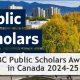 UBC Public Scholars Award